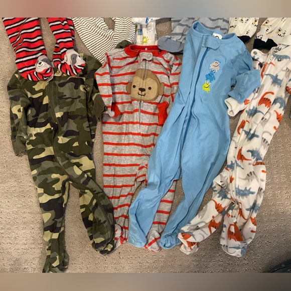 Baby boy 3-6m sleeper bundle lot Gerber carters - Picture 2 of 3